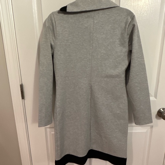 Nimoco Gray and Black women’s XLarge Zip-Up Dress NWT - Picture 3 of 7